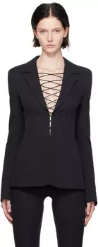 Черный пиджак DRD KNWLS