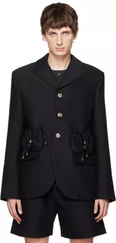 Черный пиджак-клатч STRONGTHE