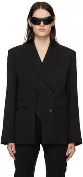 Черный пиджак с разрезом Ottolinger