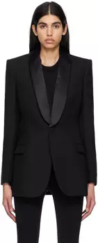 Черный пиджак-смокинг WARDROBE.NYC