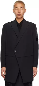 Черный пиджак со вставками Julius