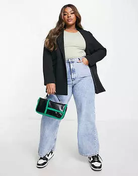 Черный пиджак Yours строгого кроя