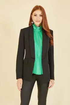 Черный пиджак Yumi, черный