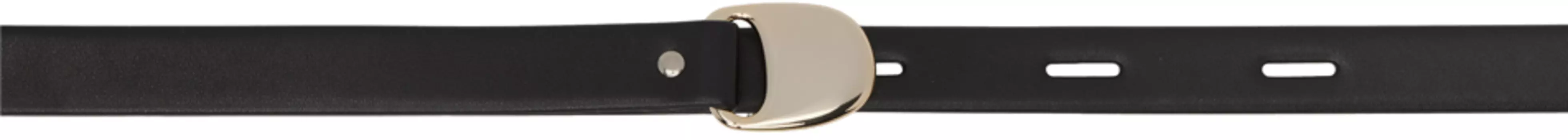 Черный подвесной пояс Issey Miyake