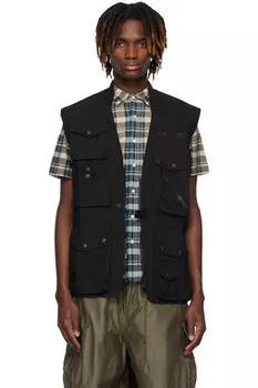 Черный полевой жилет NEEDLES