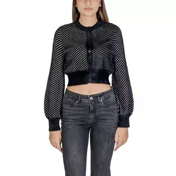 Черный полиамидный кардиган Sandro Ferrone