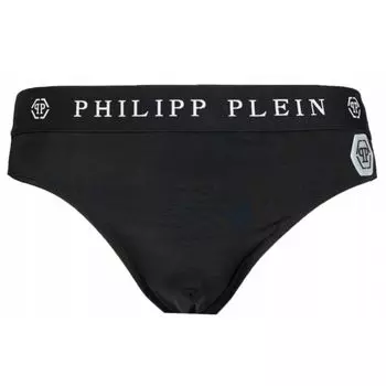 Черный полиамидный мужской купальник Philipp Plein