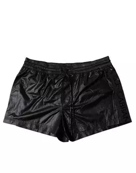 Черный полиэстер пляжная одежда шорты купальники Dolce & Gabbana
