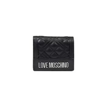 Черный полиэтиленовый кошелек LOVE MOSCHINO