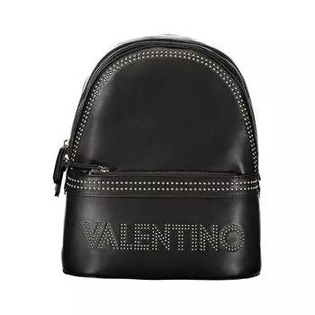 Черный полиэтиленовый женский рюкзак Valentino Bags