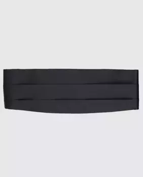 Черный пояс с футляром Emidio Tucci, черный