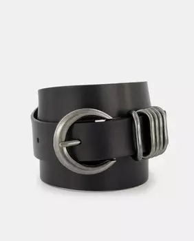 Черный пояс с металлической булавкой LT, черный