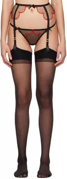 Черный пояс с подвязками Lorna Heart Agent Provocateur