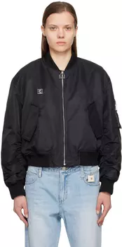 Черный потайной брелок-бомбер Wooyoungmi