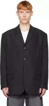 Черный приталенный пиджак Acne Studios