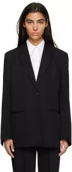 Черный приталенный пиджак BITE
