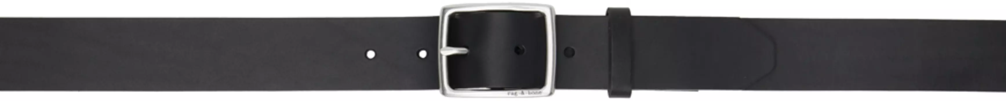 Черный прочный ремень rag & bone
