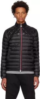 Черный пуховик Benamou Moncler