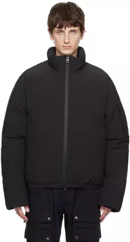 Черный пуховик EKD Burberry
