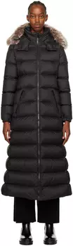 Черный пуховик Fudson Moncler