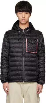 Черный пуховик Lihou Moncler