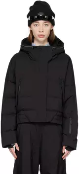 Черный пуховик Monica Templa