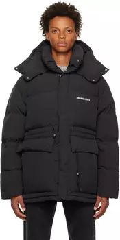 Черный пуховик \Небраска\"" Axel Arigato