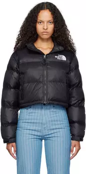 Черный пуховик Nuptse hort The North Face