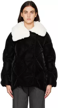 Черный пуховик Queen Ienki Ienki