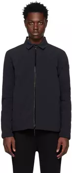 Черный пуховик с капюшоном Moncler