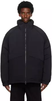 Черный пуховик со вставками Juun.J