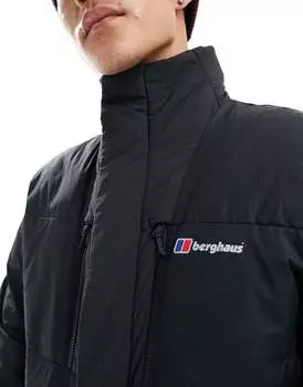 Черный пуховик унисекс Sabber Berghaus