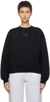 Черный пуховый свитшот Alexanderwang.T