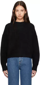 Черный пушистый свитер Filippa K