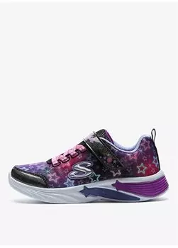 Черный - Разноцветные Детские прогулочные кроссовки 302324N BKMT STAR Sparks Skechers, черный