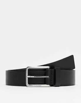 Черный ремень Calvin Klein шириной 35 мм