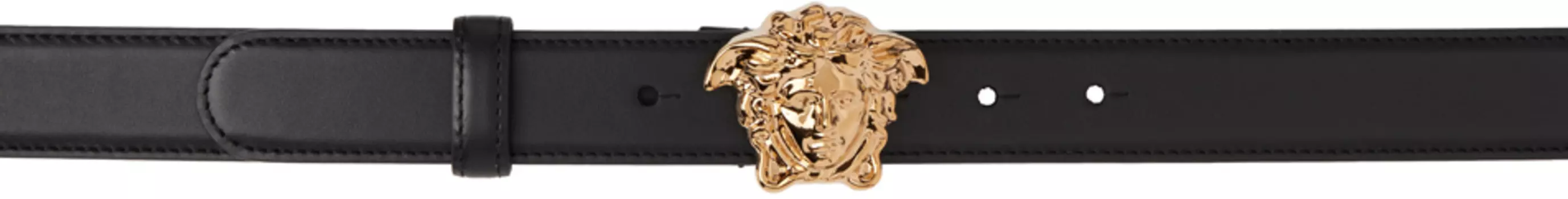 Черный ремень \Ла Медуза\"" Versace