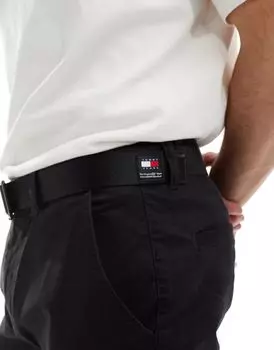 Черный ремень Tommy Jeans, 3,5 см