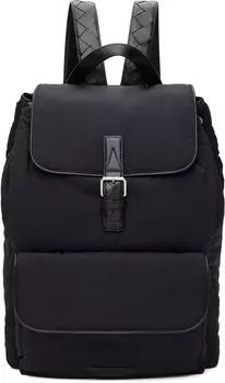 Черный рюкзак Crossroad Bottega Veneta