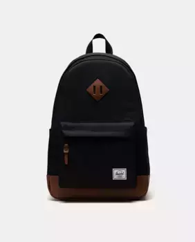 Черный рюкзак Heritage с застежкой-молнией и отделением для ноутбука Herschel