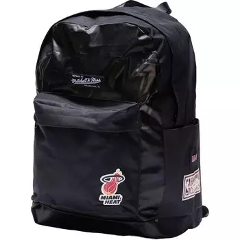 Черный рюкзак Mitchell & Ness Miami Heat Team
