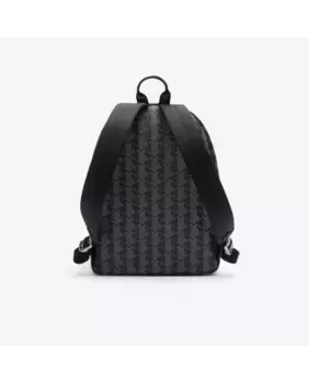 Черный рюкзак с отделением для ноутбука Lacoste, чёрный