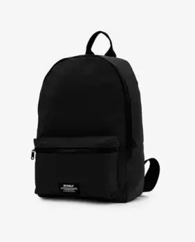 Черный рюкзак унисекс из 100 % переработанного нейлона Ecoalf, черный