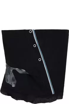 Черный шарф-гетр Alec K-Dart Kiko Kostadinov