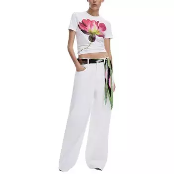 Черный шарф из полиэстера Desigual