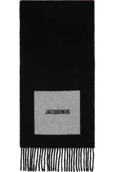 Черный шарф La Casa 'The Rond Carr' JACQUEMUS