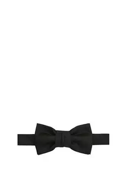 Черный шелковый галстук-бабочка Lanvin