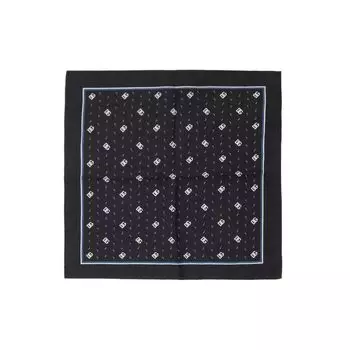 Черный шелковый платок Dolce & Gabbana, Black