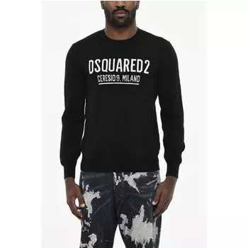 Черный шерстяной свитер Dsquared2, Black