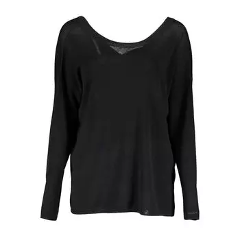 Черный шерстяной женский свитер Gant